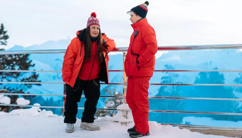 Стартовали съемки комедийного сериала "Горнолыжка"